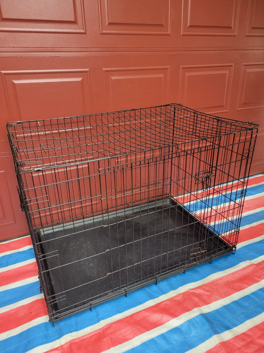 Wire Dog Crate with Tray 24"&36"