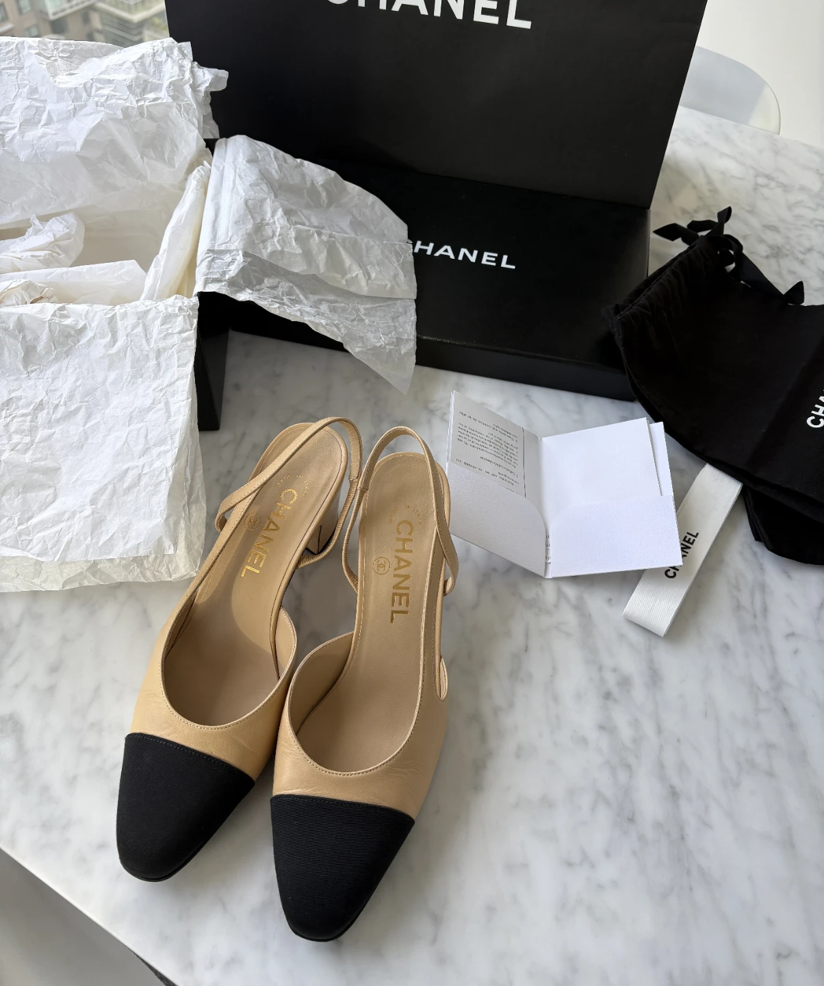 Chanel slingbacks size37 - photo 2