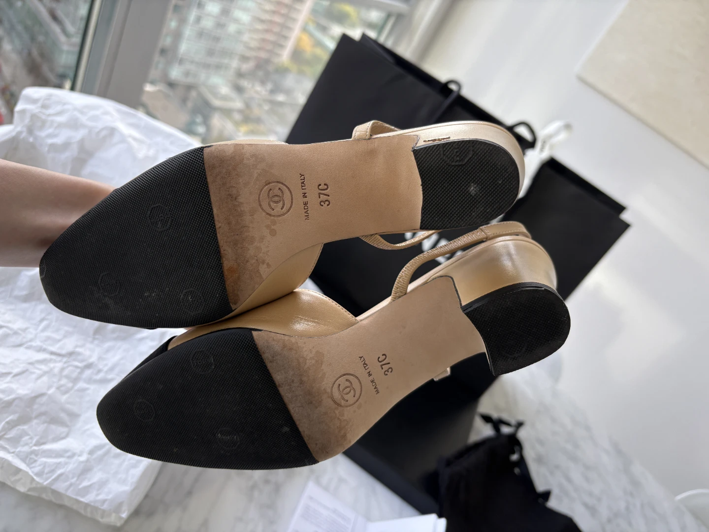 Chanel slingbacks size37 - photo 4