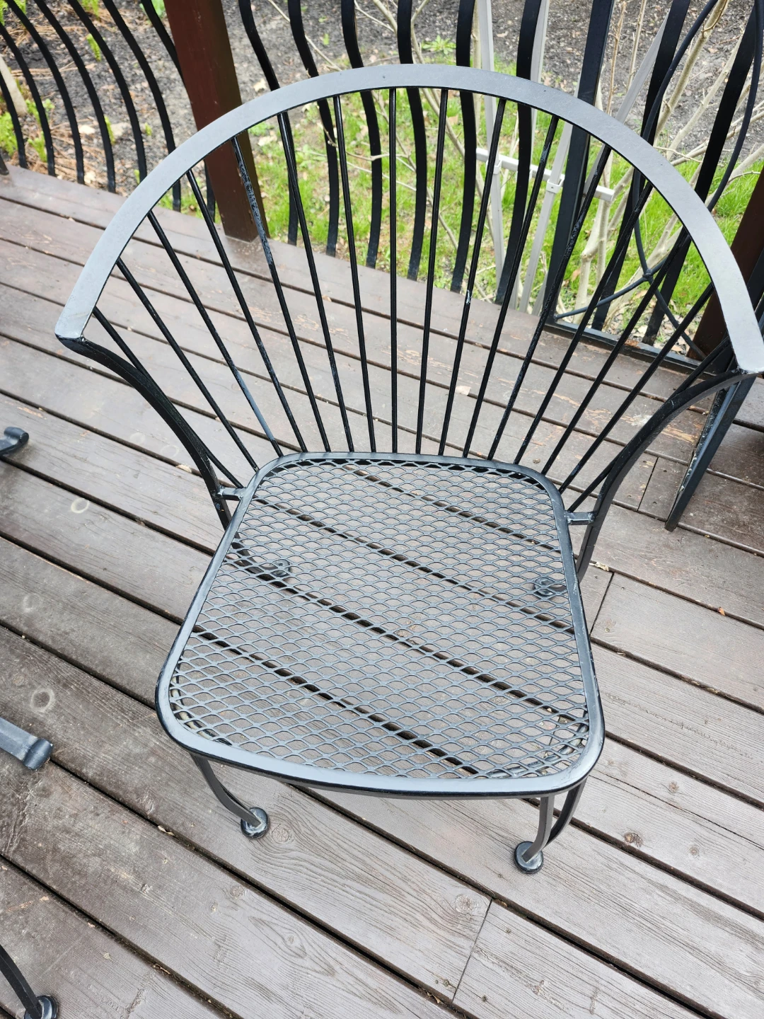 Metal Outdoor Dining Set - Table and 6 Chairs - photo 4