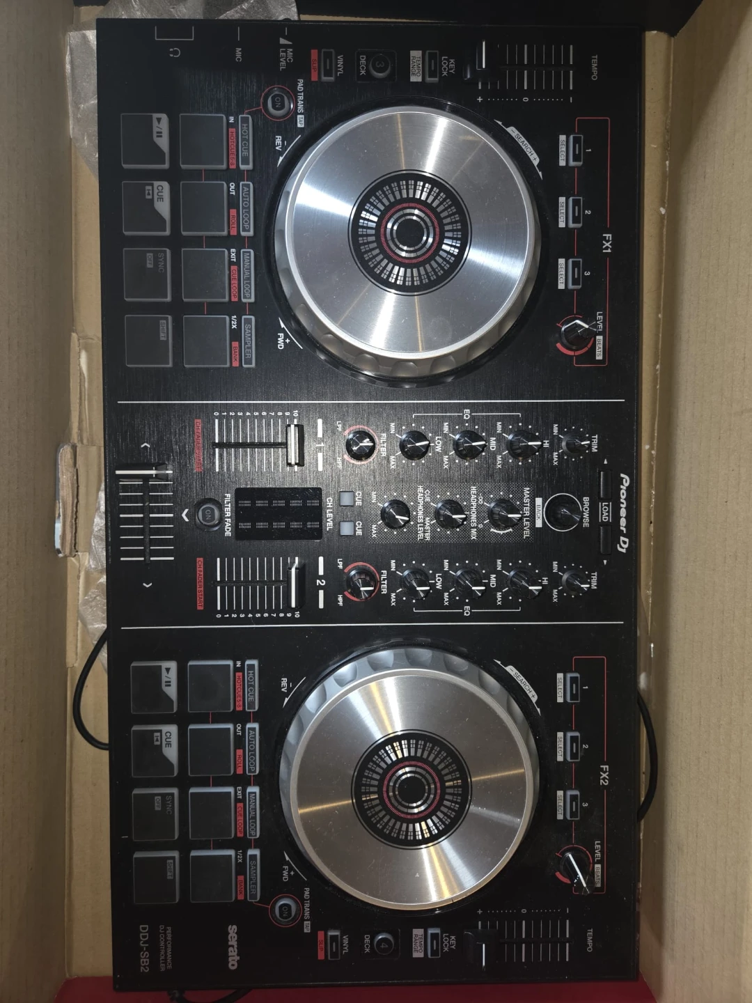 Pioneer DJ DDJ-SB2 DJ Controller with Serato DJ Intro - photo 2