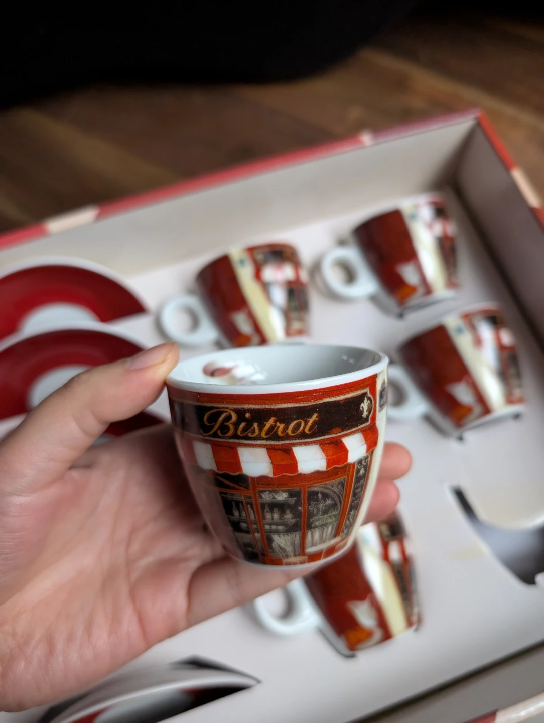 Nuova R2S Vintage Espresso Cups and Saucers Set - photo 3