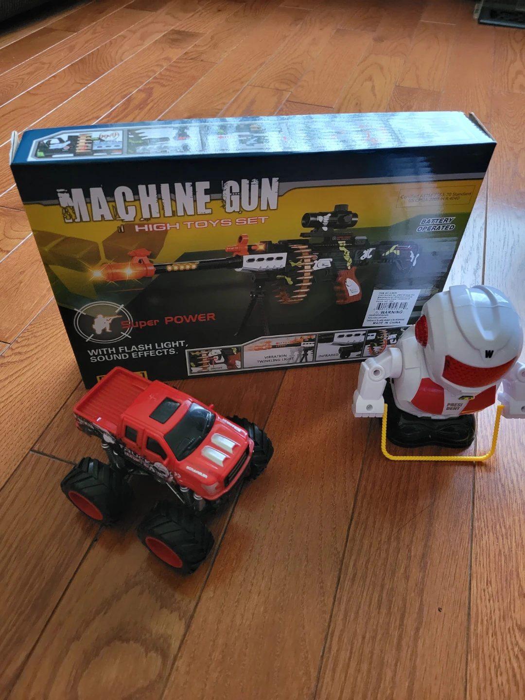 Machine Gun High Toys Set with Robot and Monster Truck - photo 3