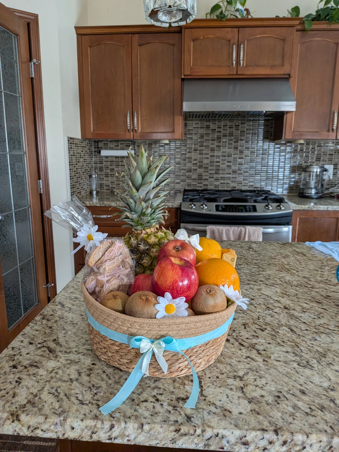 Nush Eid fruit Basket with Cookies and chocolates - photo 3