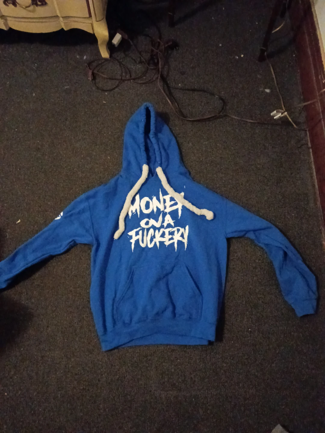 Blue Graphic Hoodie