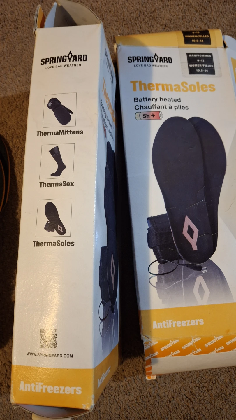 Springyard ThermaSoles Battery Heated Insoles - photo 2