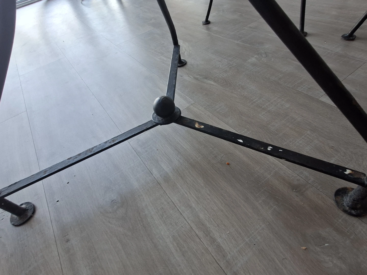 Glass top bistro set with two chairs - photo 5