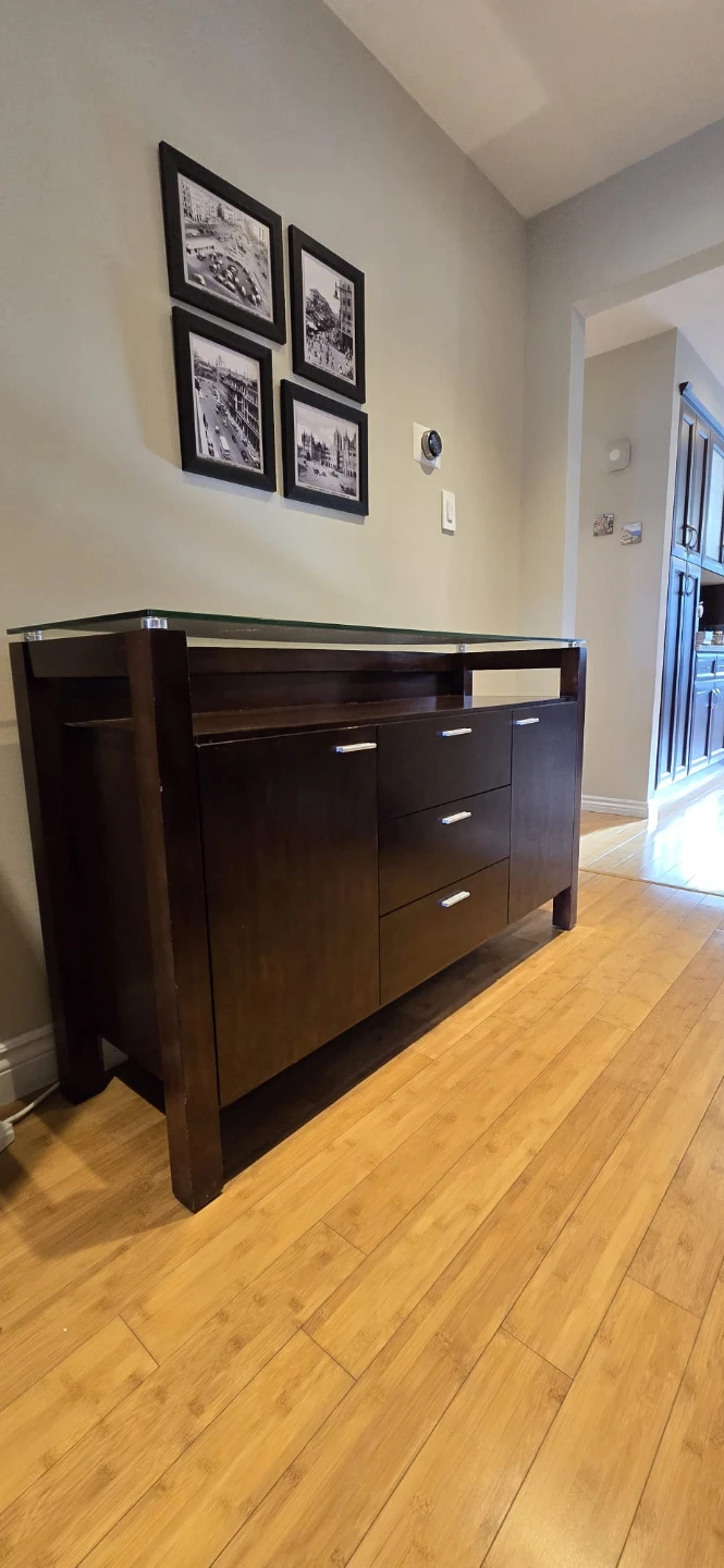 Dining table with 6 chairs & Buffet - photo 3