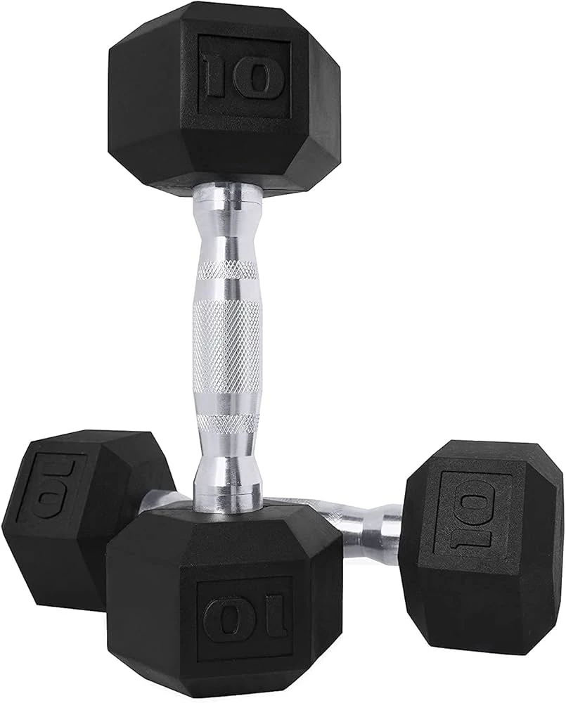 10 lb Hex Dumbbells (Pair)