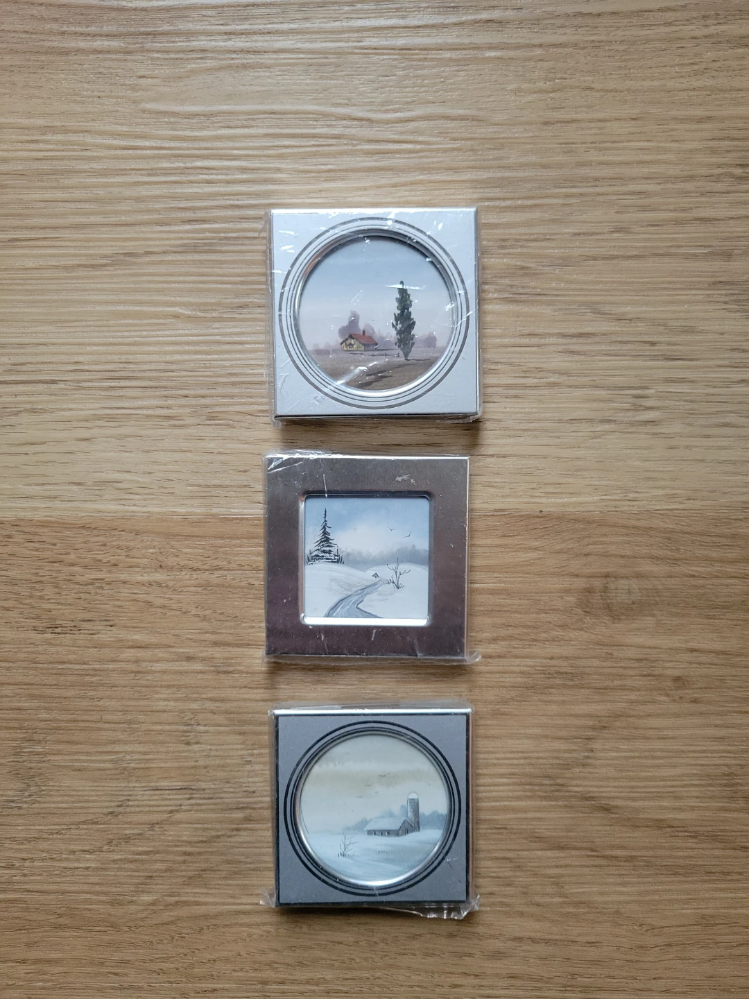 Vintage Unopened Minature Original Landscape Paintings - photo 2