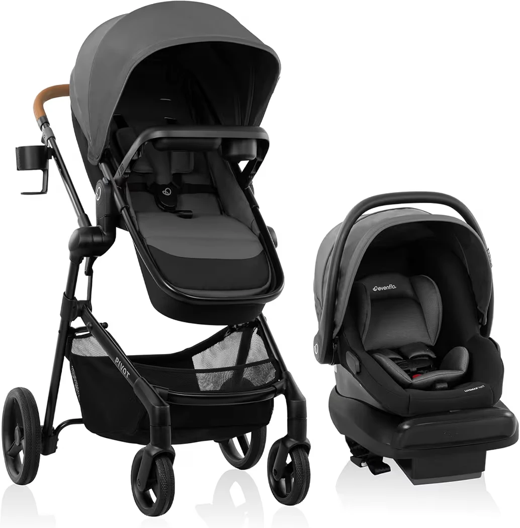 Evenflo Pivot NX Travel System w/LiteMax Infant Car Seat - photo 2
