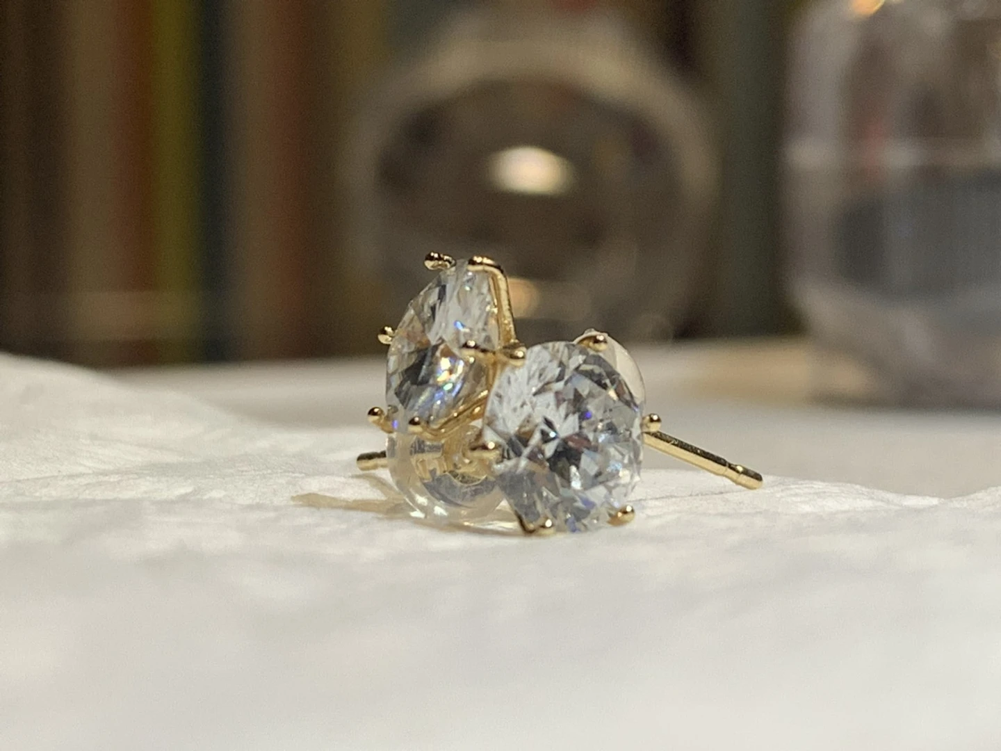 Lab Diamond Stud Earrings - 2.00ctw - photo 3