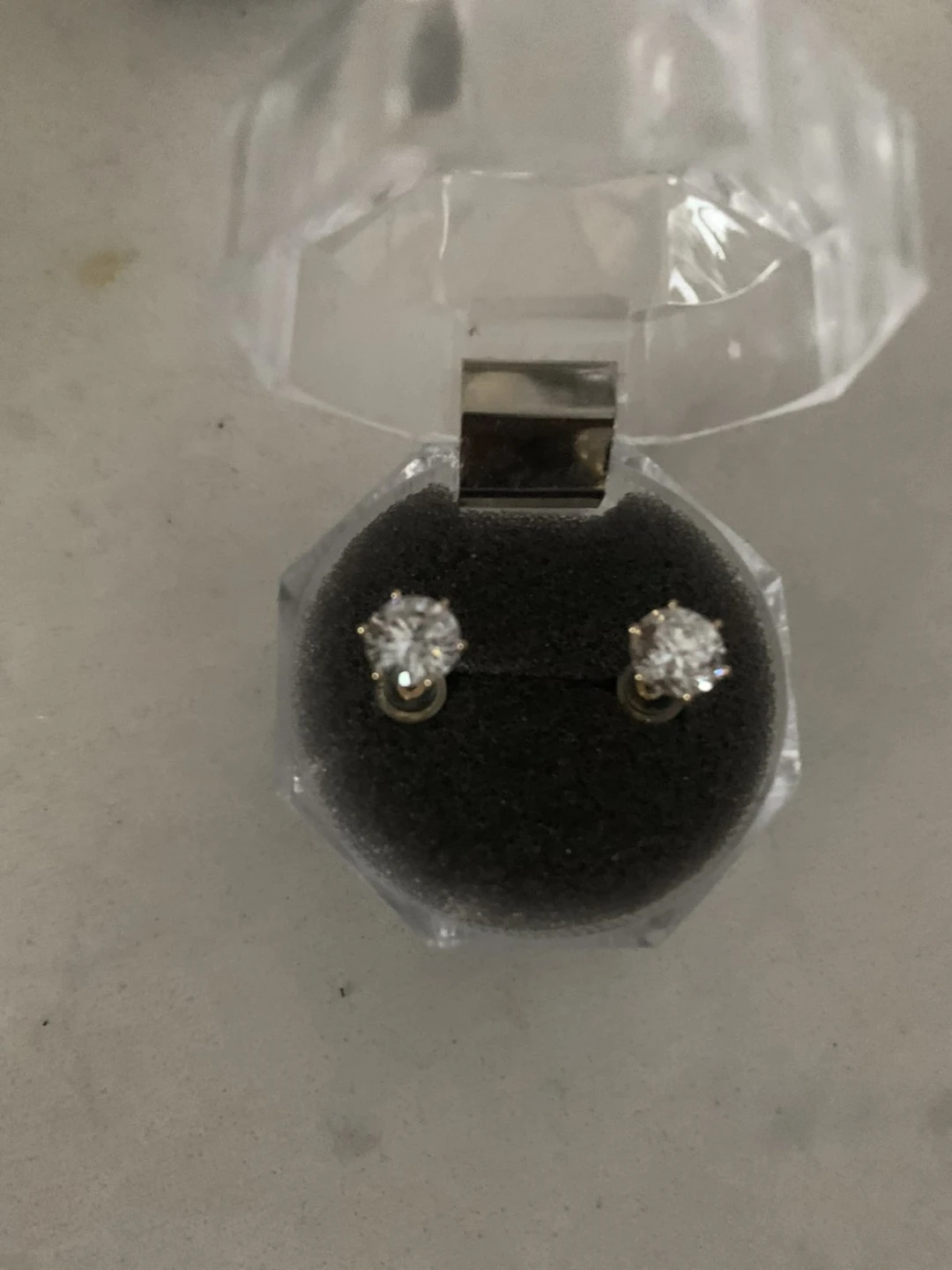Lab Diamond Stud Earrings - 2.00ctw - photo 5
