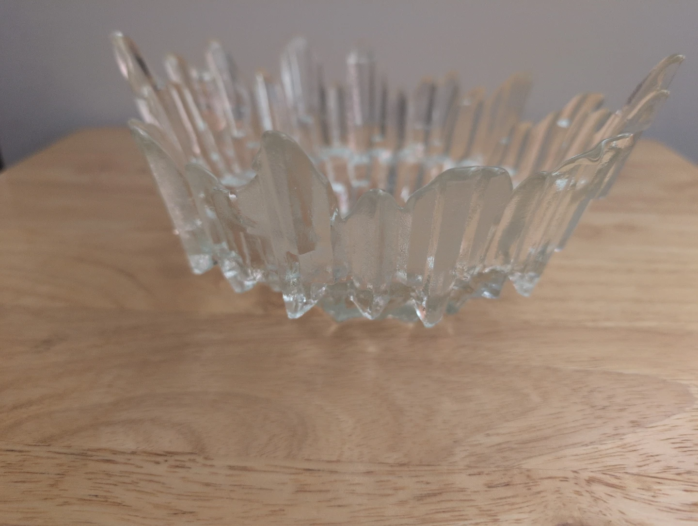 Tauno Wirkkala "Revontulet" ( Northern Lights) ice glass bowl