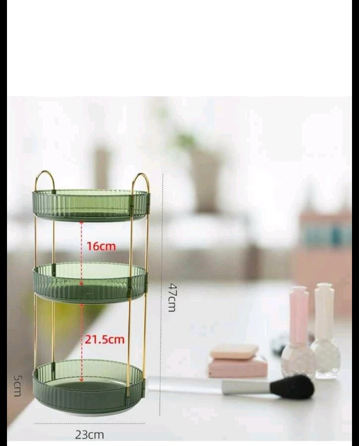3-Tier Rotating Storage Organizer