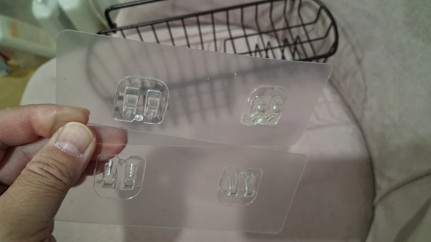 Shower Caddy Set 2 pieces, Bathroom Shelf with Soap Dish & Hooks - photo 4