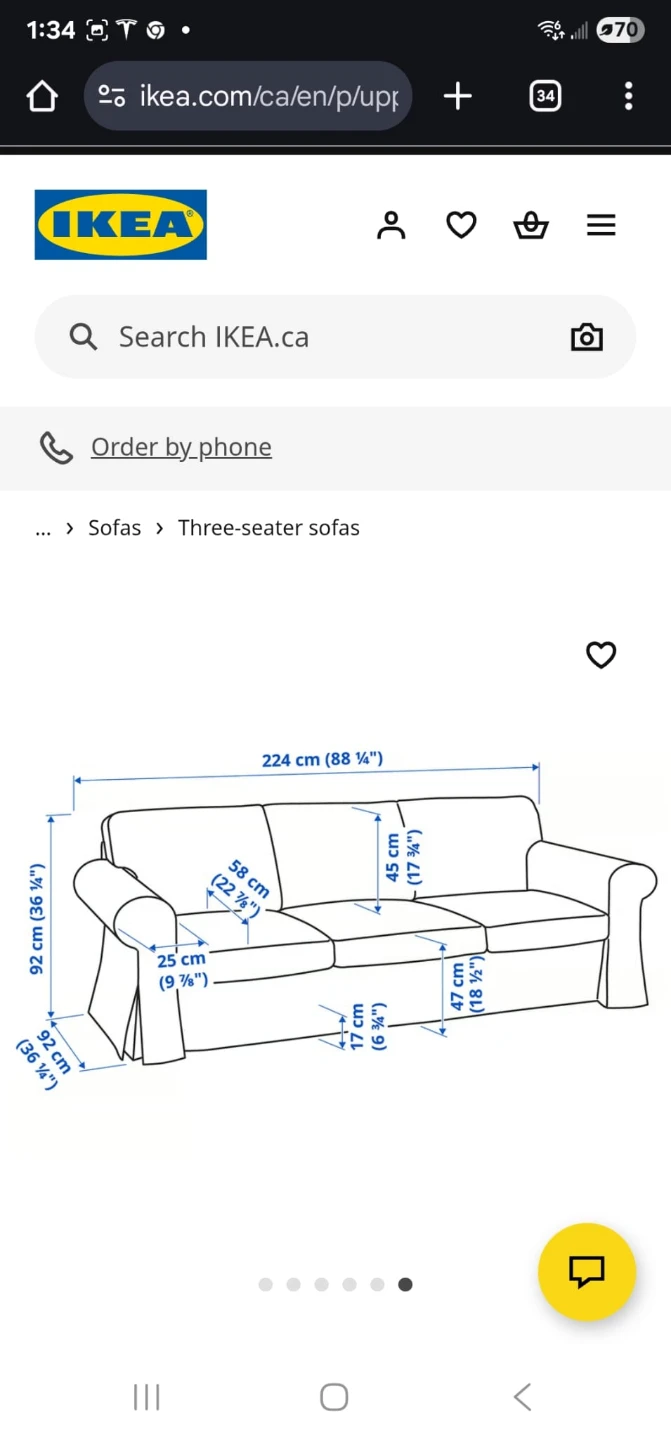 UPPLAND Sofa, Hakebo dark gray - photo 2