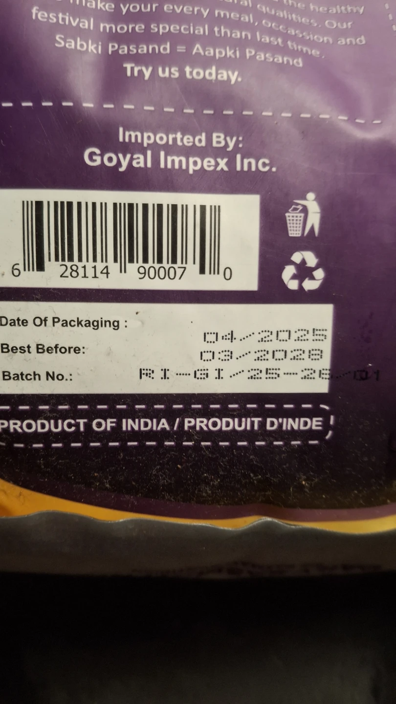 Two Aapki Pasand Hamesha Daily Basmati Rice 8 lb Bag - photo 4