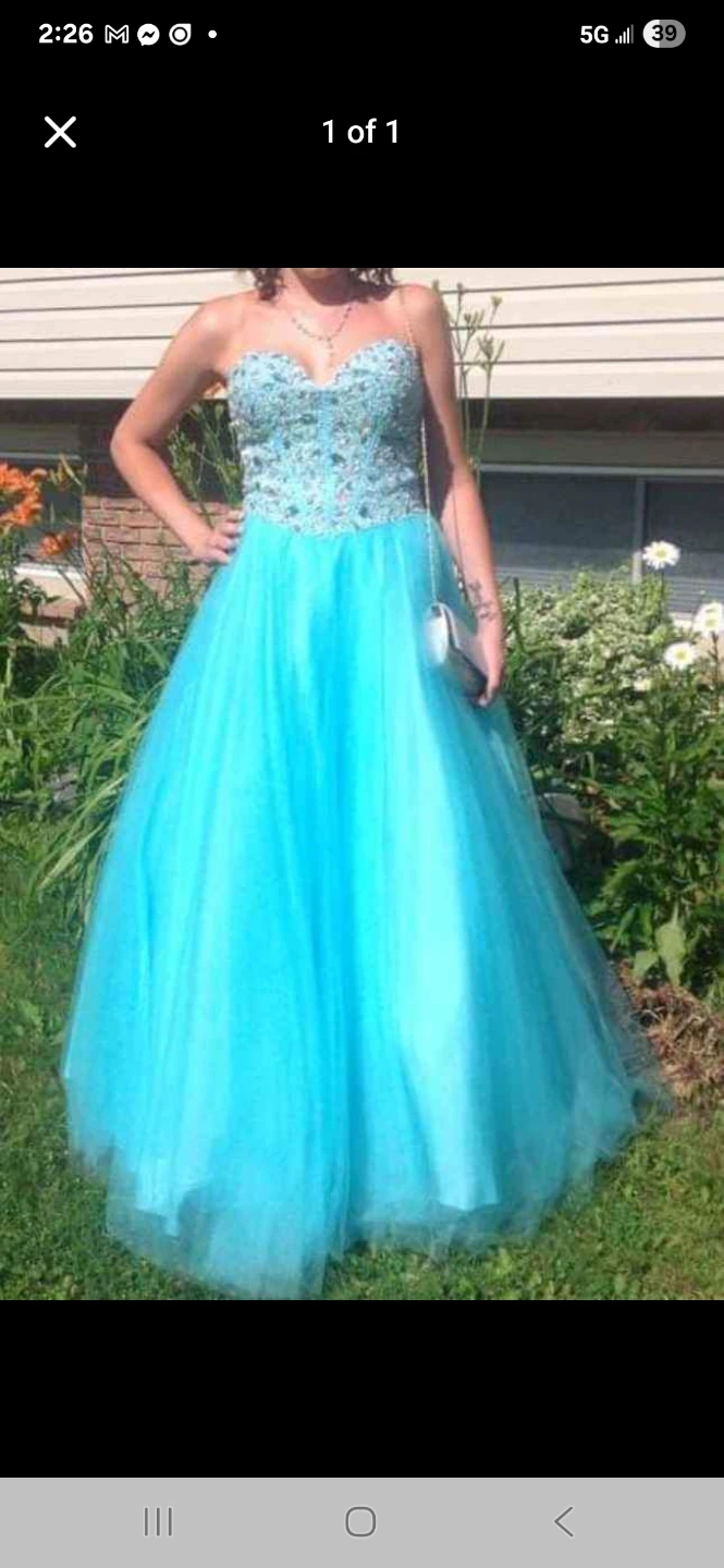 Blue Prom Dress worn once
