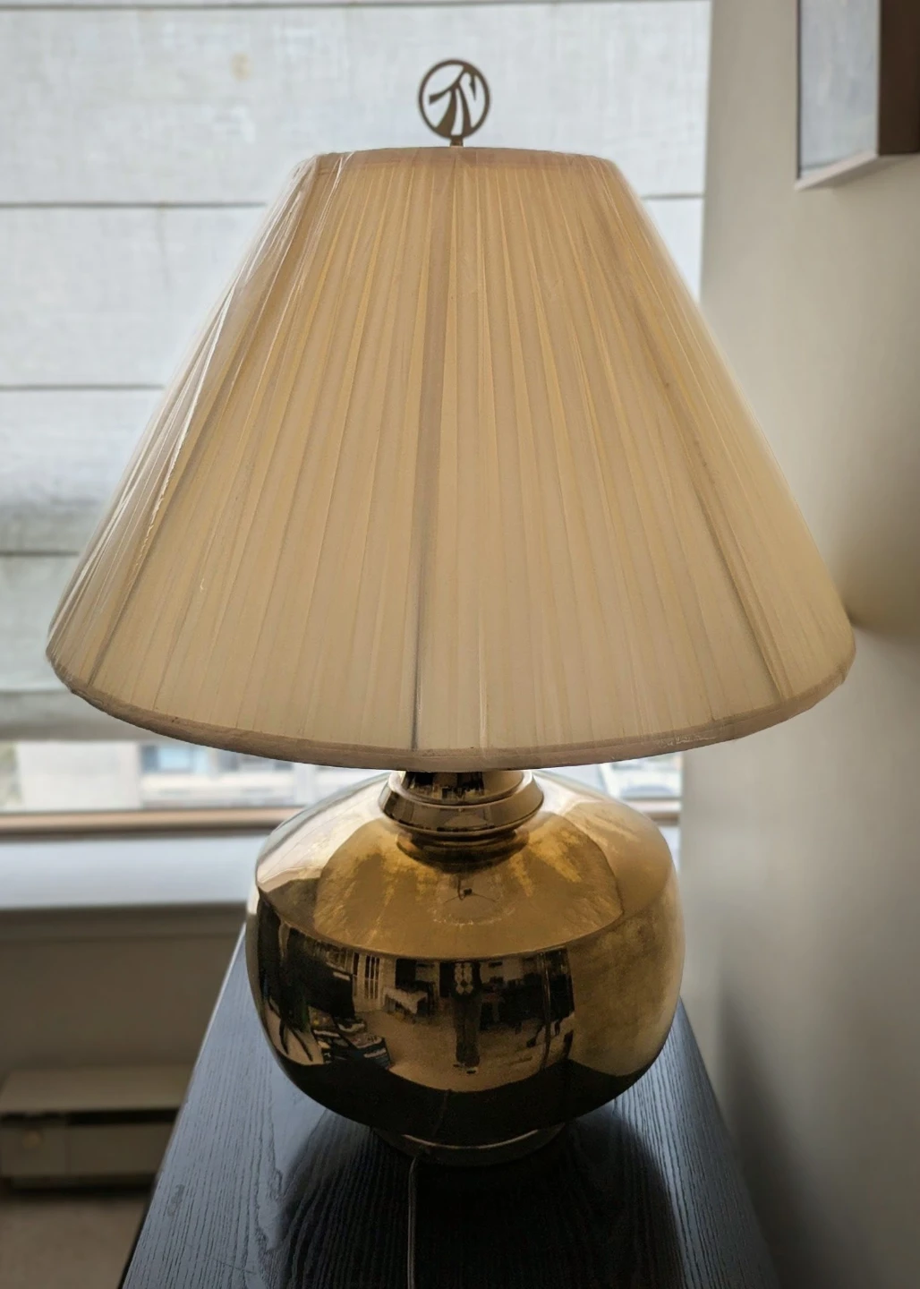 Vintage Large Brass Table Lamp