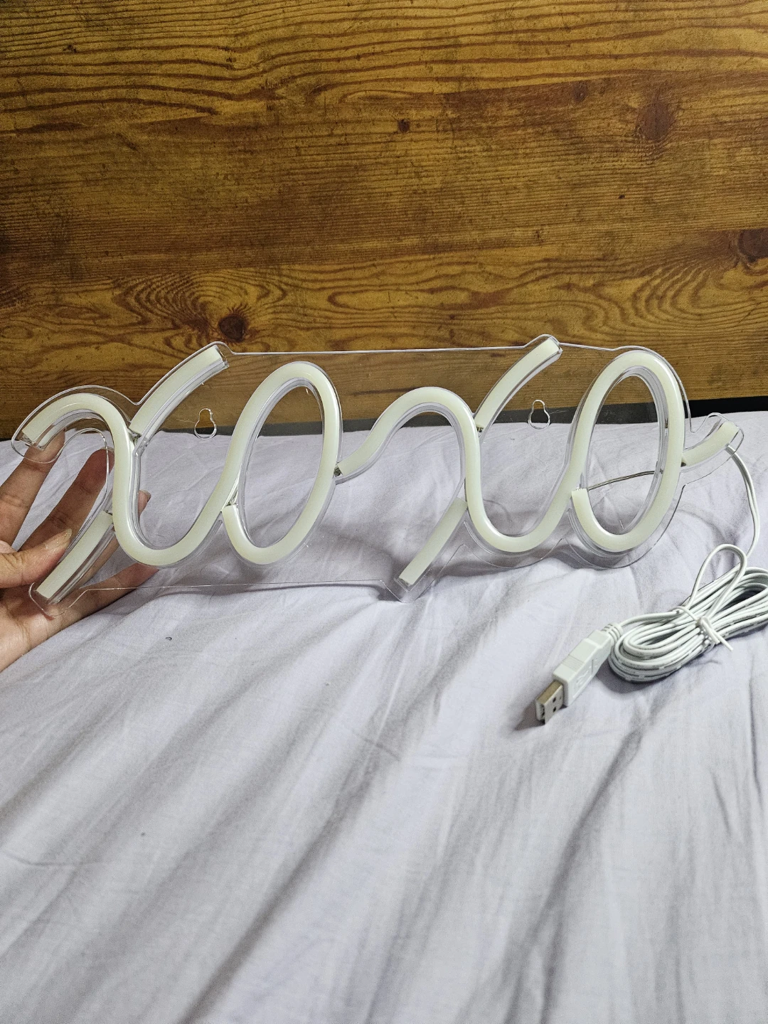 Neon LED Wall Light - XOXO - photo 2