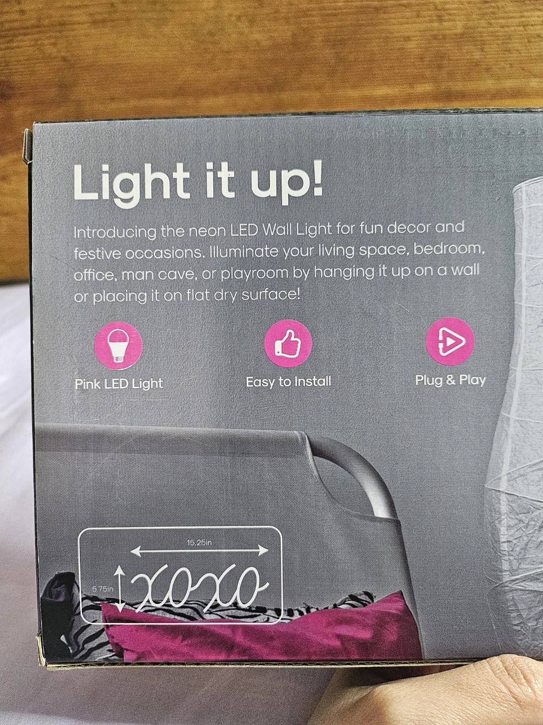 Neon LED Wall Light - XOXO - photo 4