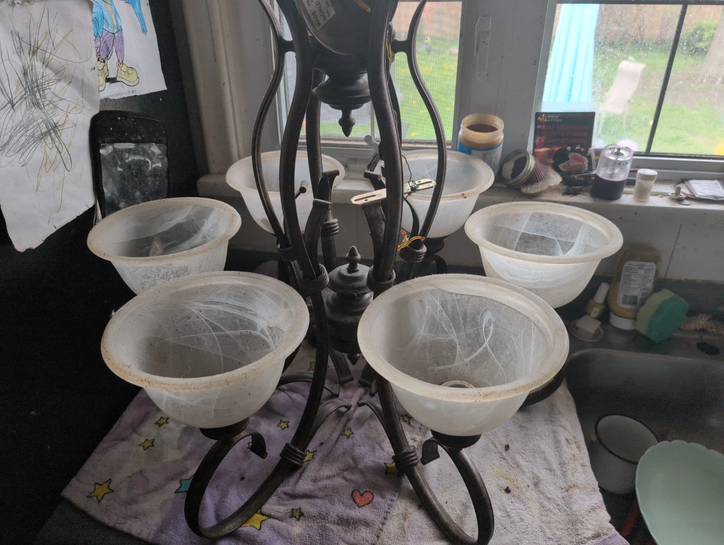 6-Light Chandelier Fixture