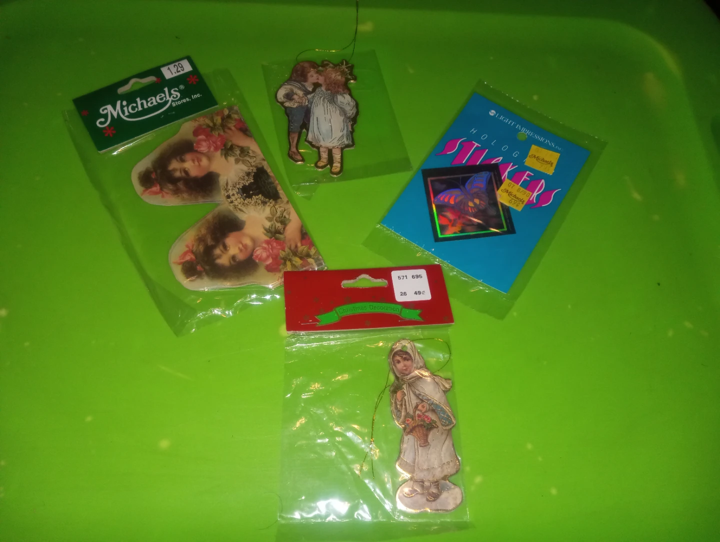 Light Impressions & Michaels Holiday Ornaments & Stickers