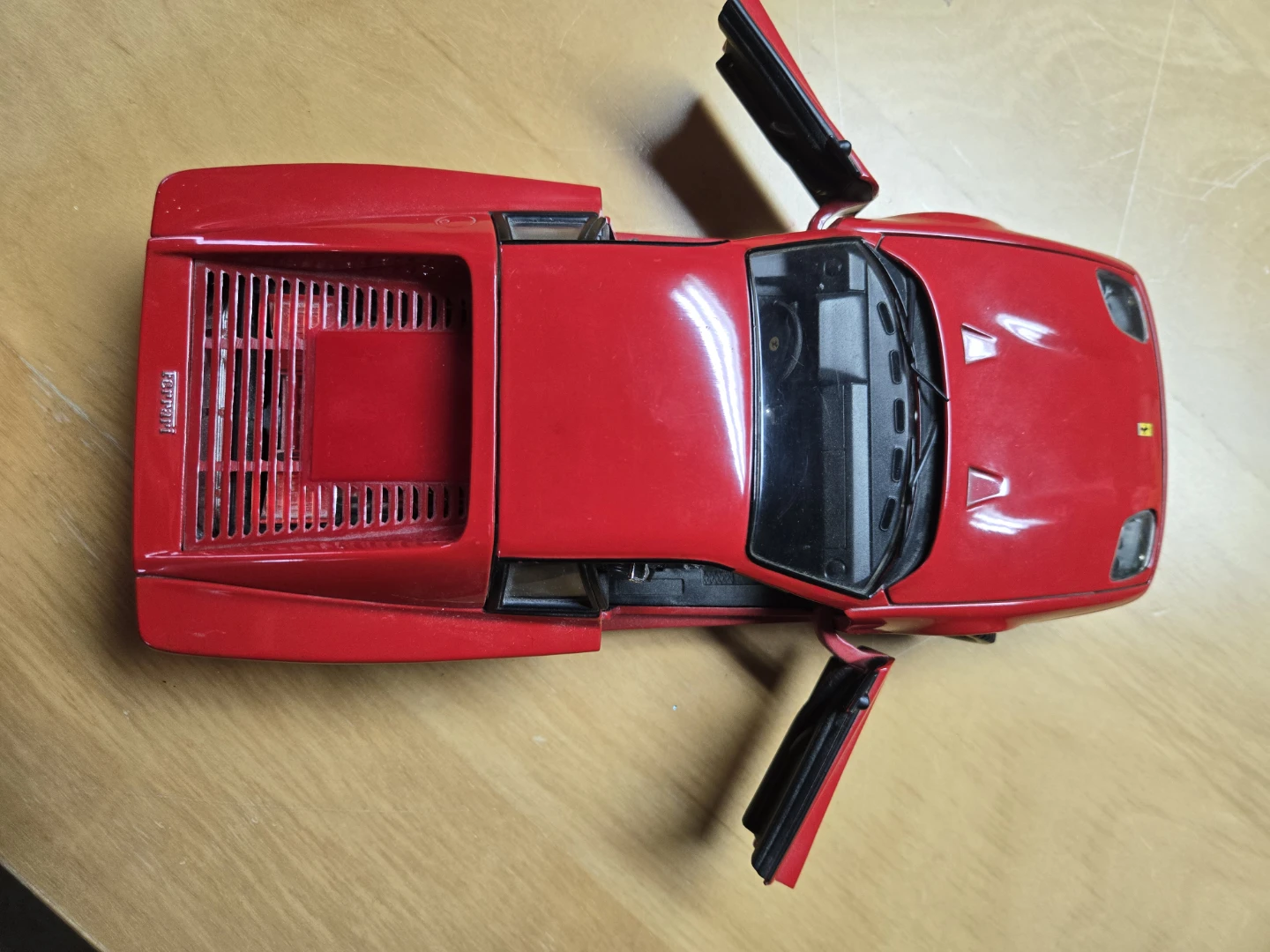 Red Ferrari F512M Model Car - photo 3