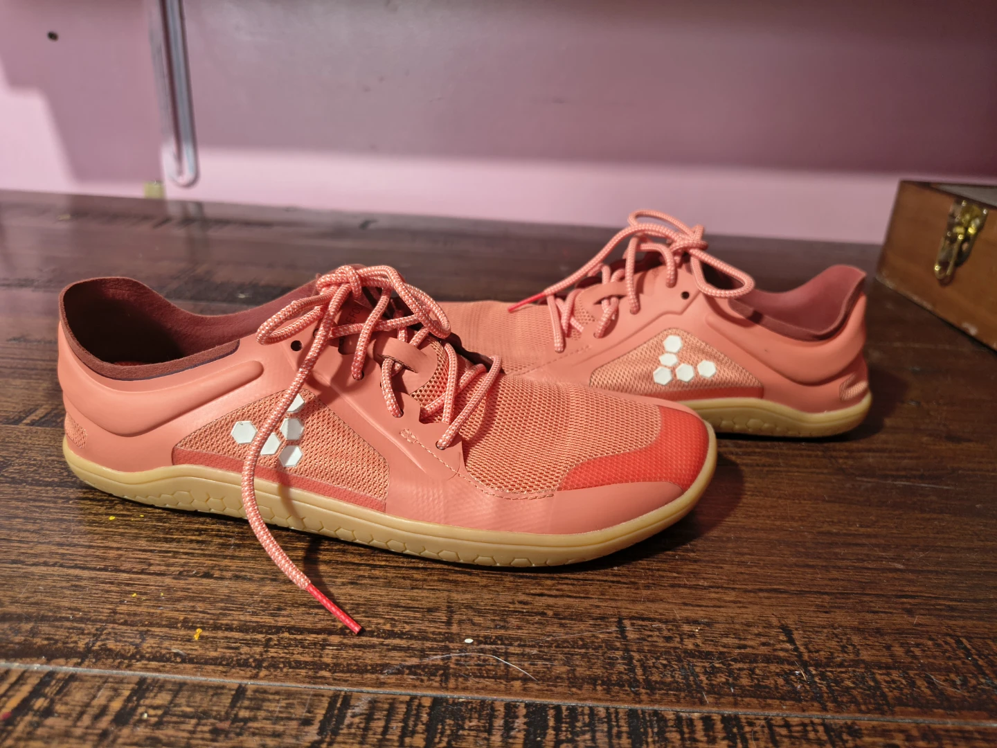 VIVOBAREFOOT Orange Mesh Running Shoes Size 7 - photo 5