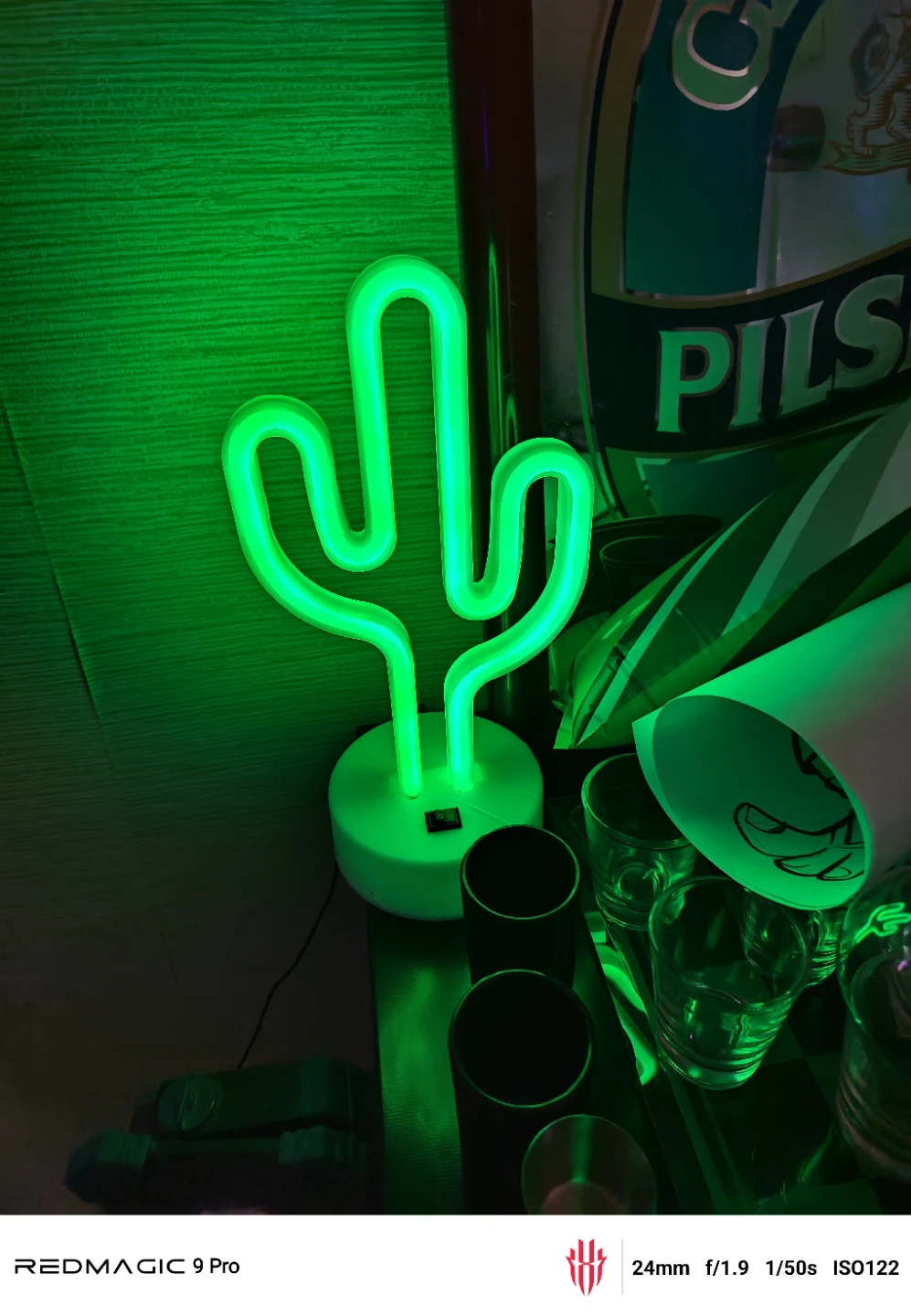 LED Cactus Modeling Lamp