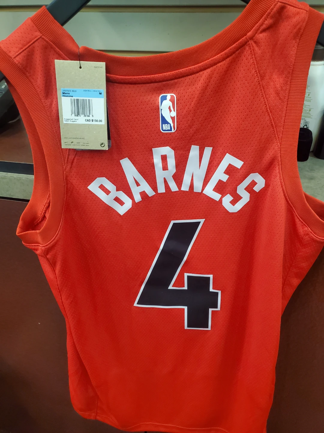 Nike Toronto Raptors Scottie Barnes Jersey - Men's Medium