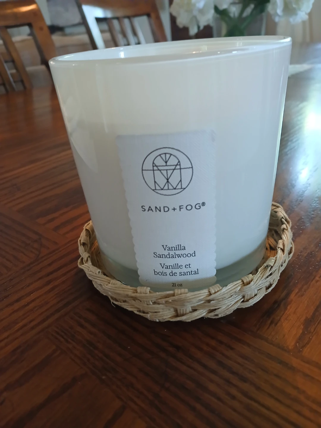 SAND + FOG Vanilla Sandalwood Candle 21 oz