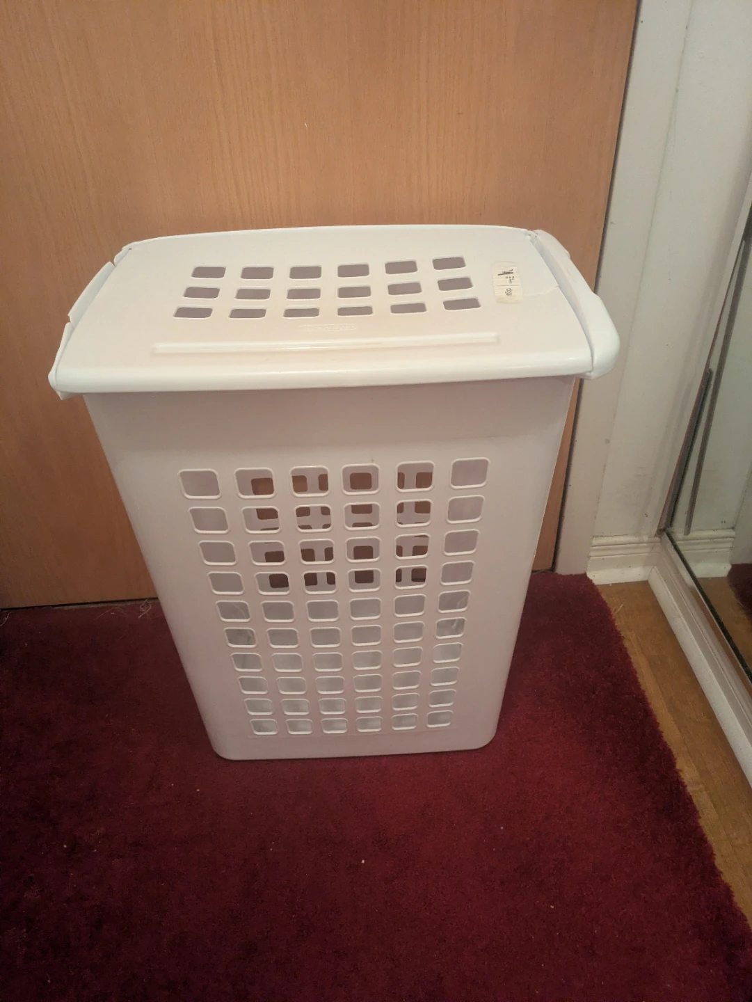 Sterilite White LiftTop Laundry Basket