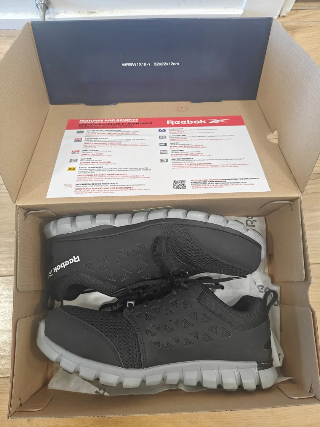 Reebok Black Safety Shoes - photo 4