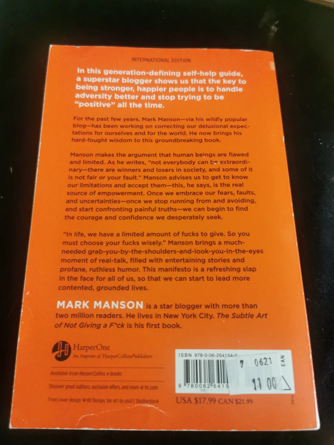 The Subtle Art of Not Giving a F*ck by Mark Manson - photo 2