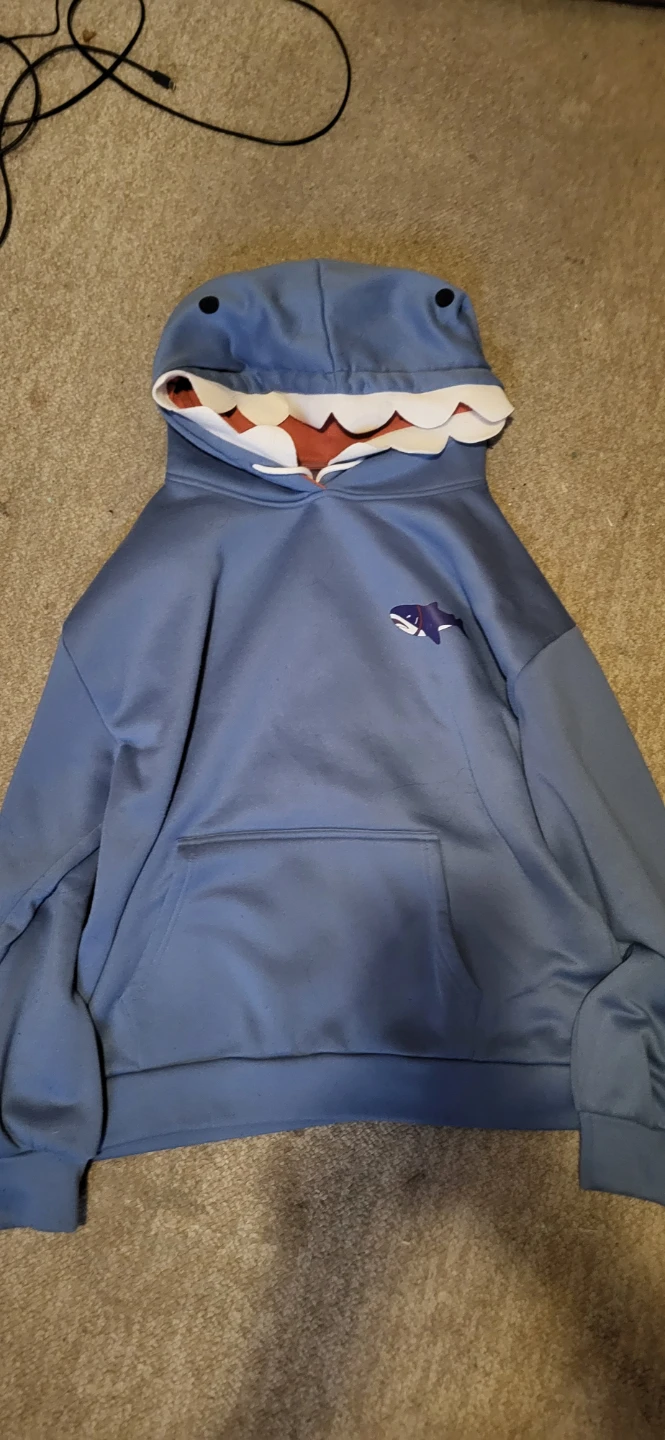 Blue Shark Hoodie