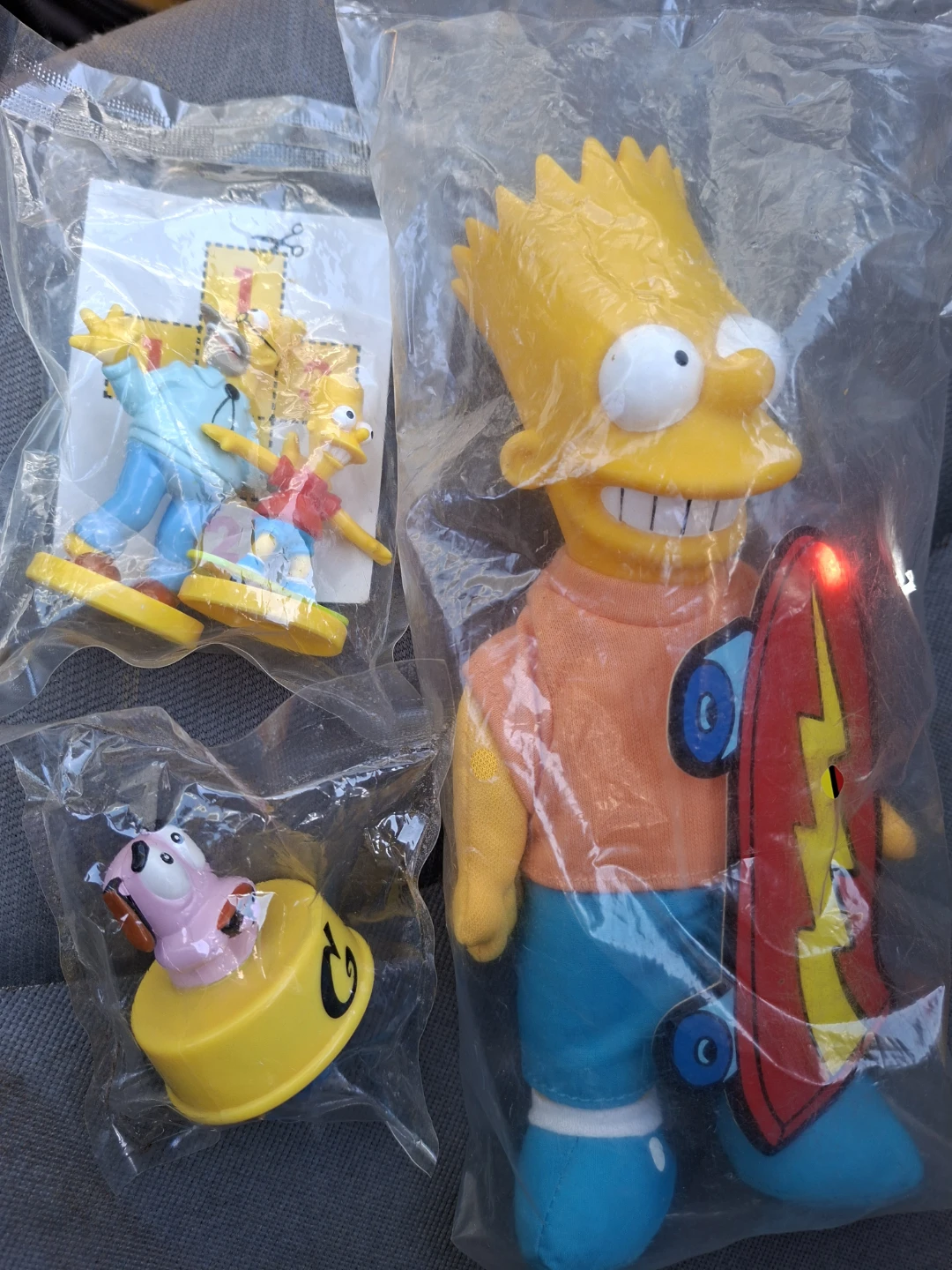1990s Simpson's & cowardly dog lot still in original packaging