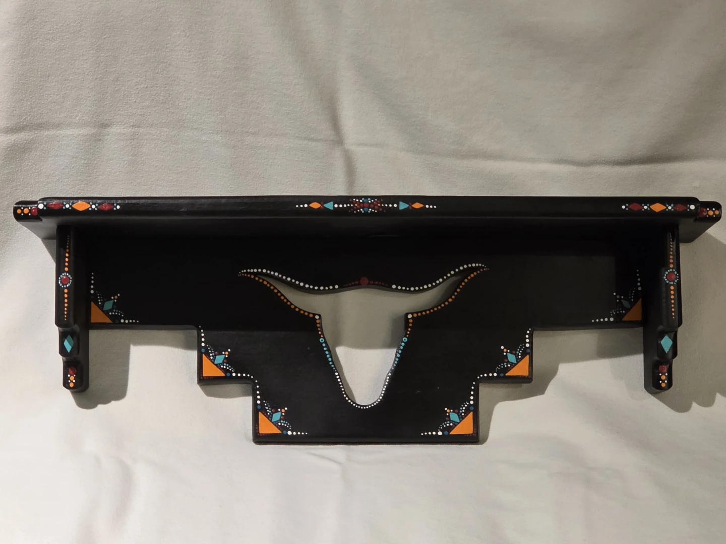 Wooden PaintedWall Shelf