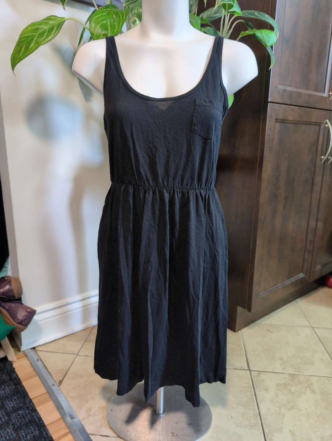 H&M Black Tank Dress Size S