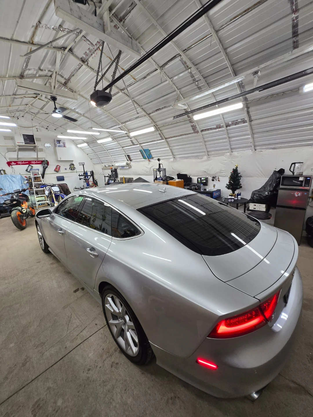 Silver Audi S7 Premium - photo 3