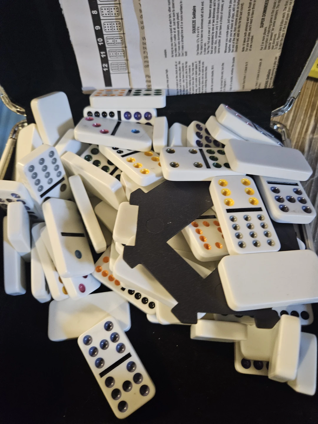 Dominoes Set with Silver Case - photo 5