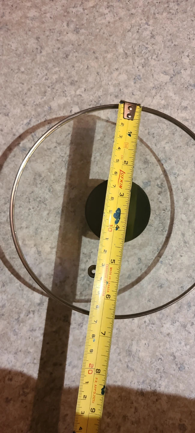 Glass Pot Lid with Metal Rim - photo 3