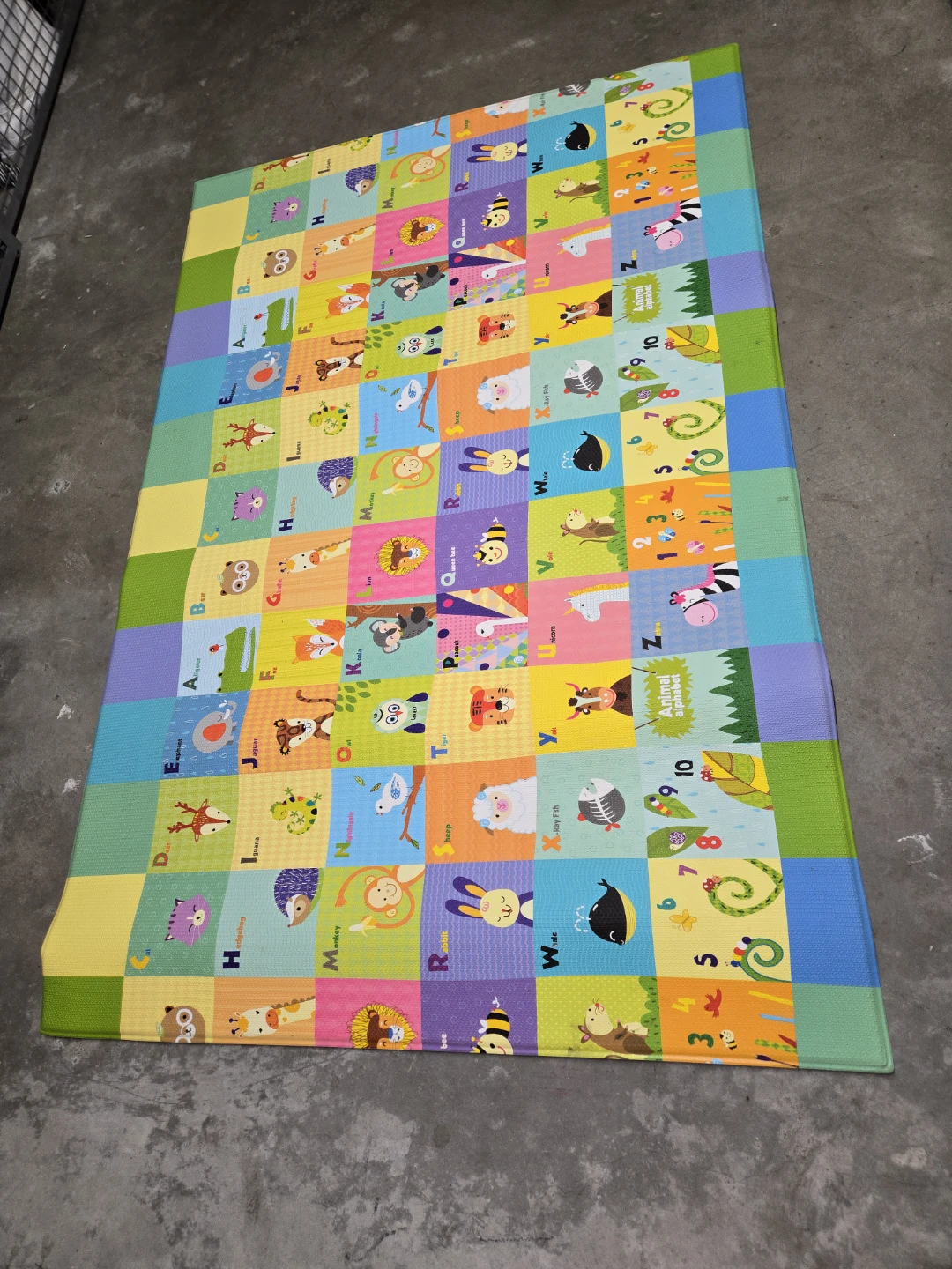 Double-sided Play Mat with Animals and Alphabet - photo 2
