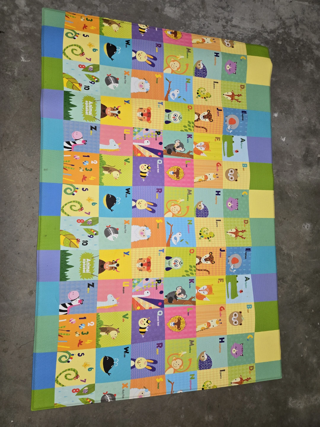 Double-sided Play Mat with Animals and Alphabet - photo 3