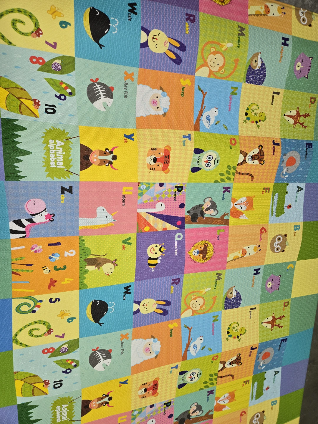 Double-sided Play Mat with Animals and Alphabet - photo 4