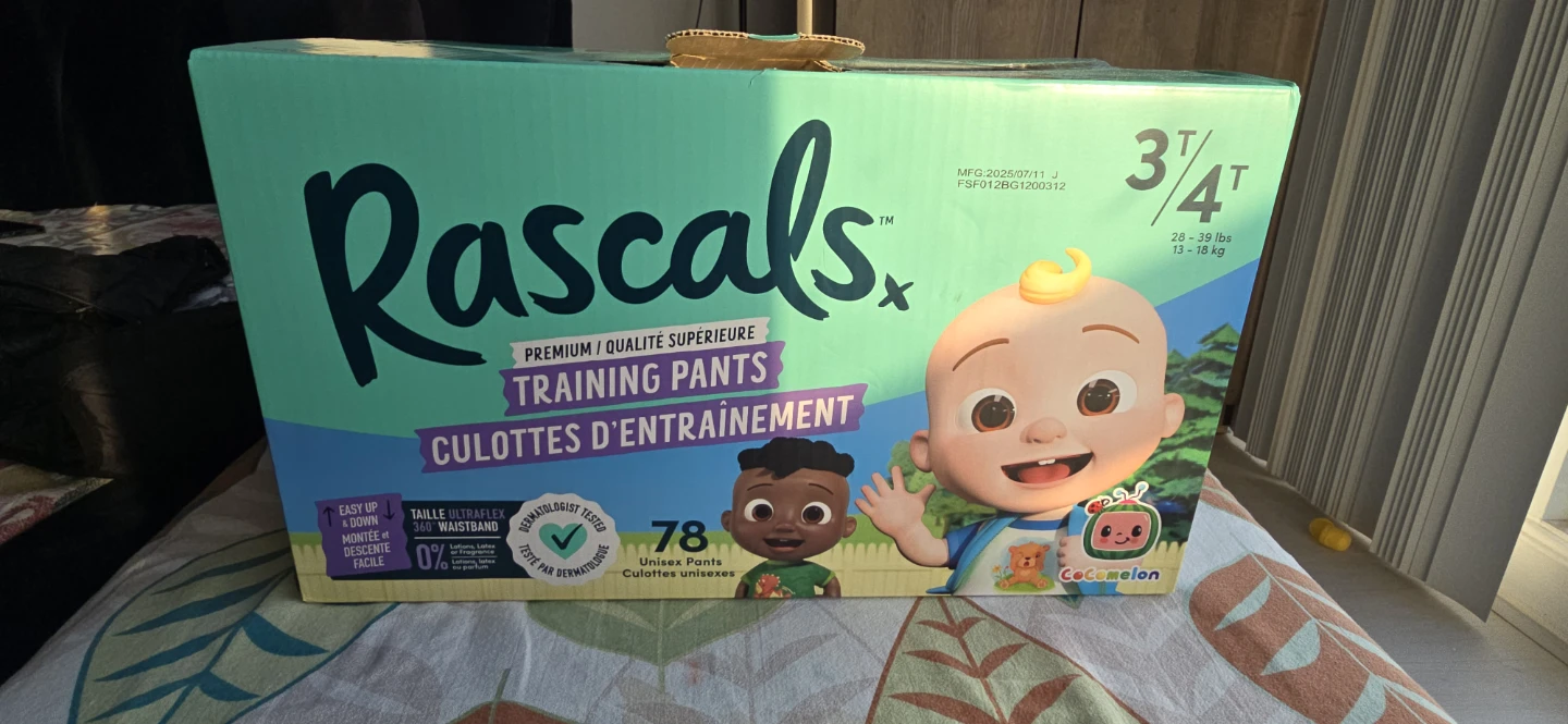 Rascals Training Pants Size 3 3/4 - 78 Count - photo 4