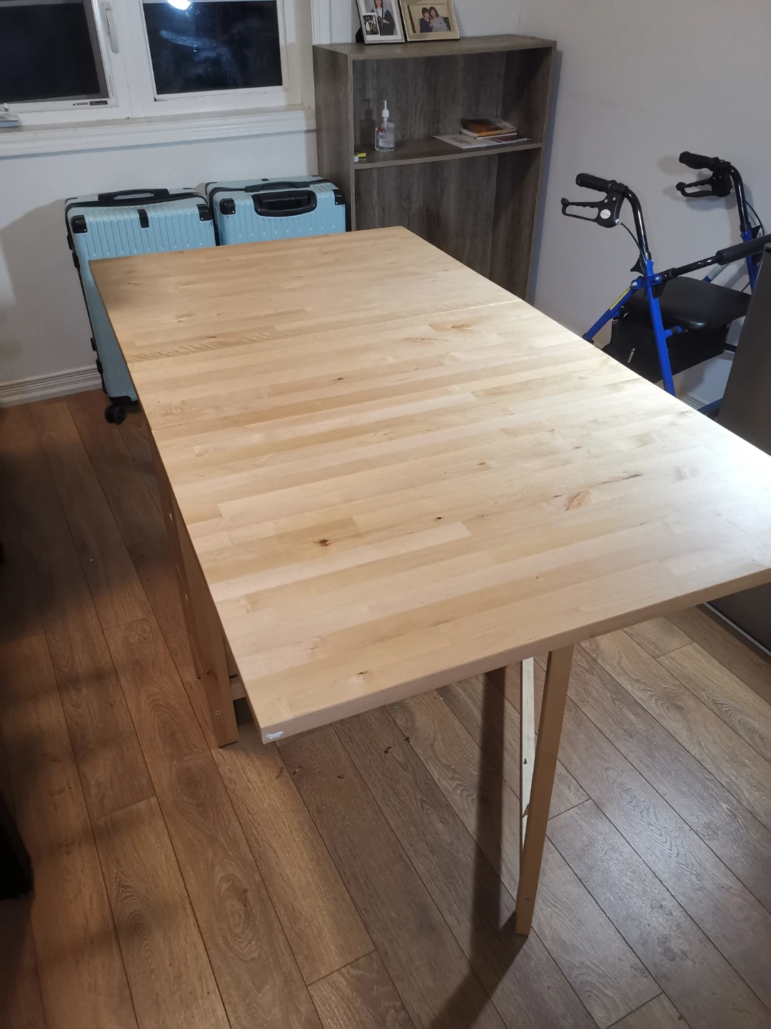 Foldable Wooden Table with Drawers - photo 4