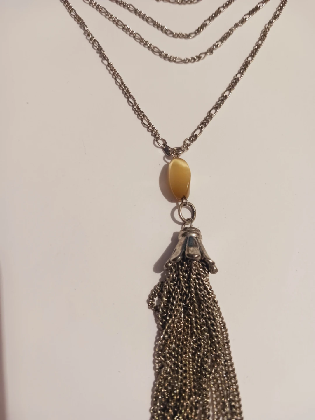 Long Tassel Pendant with Necklace - photo 2