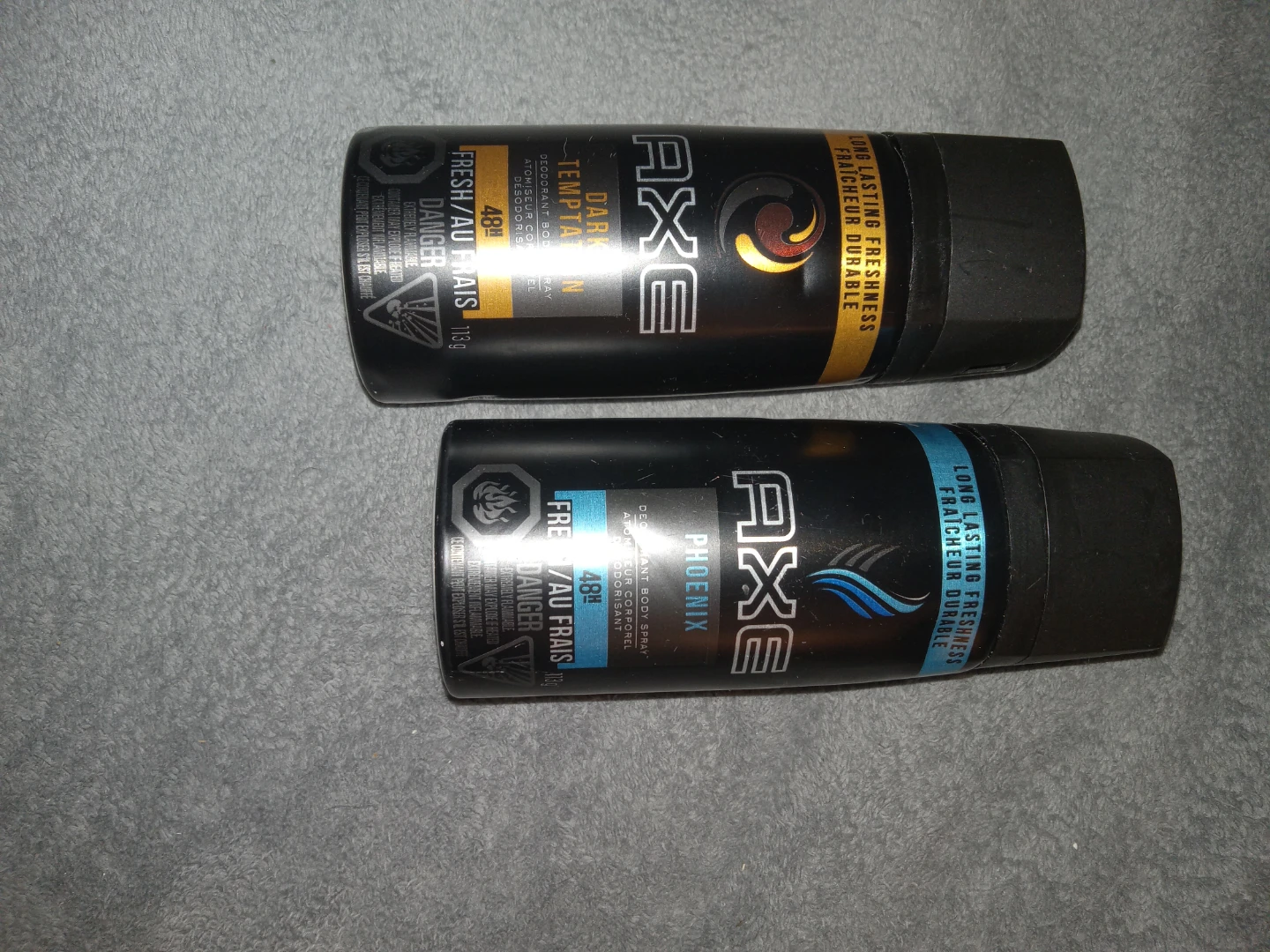 Axe Dark Temptation & Phoenix Body Spray - 113g each
